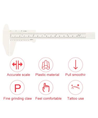 Rotekt 8 Types Tattoo Eyebrow Ruler - Balance Extension Stencil for Perfect Eyebrow Shape | Buy Now - Buy Online on SooperMarket.com