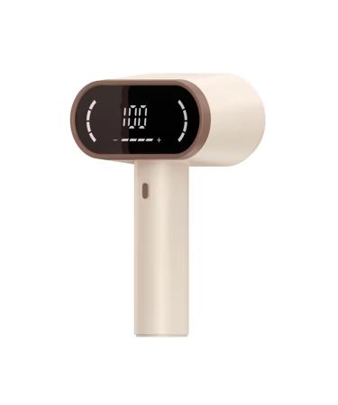 Rechargeable Lint Shaver for Clothes Dual Motor Fabric Shaver Digital Display Dual-Head Fabric & Sofa Defuzzer 4 Speeds 12-Leaf Stainless Steel Blades to Remove Fuzz Pilling & Hairballs (Cream)