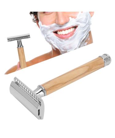 Men's Double-Sided Blade Head Shaver - Portable Silver Razor for Face & Body Care | International Shipping Available - Buy Online on SooperMarket.com