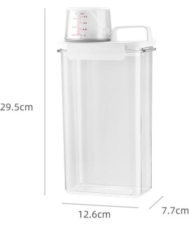kawehiop Efficient and Stylish Laundry Detergent Dispenser for Spotless Results 2.3L 1Set 1 count (Pack of 1) 2.3L - Buy Online on SooperMarket.com