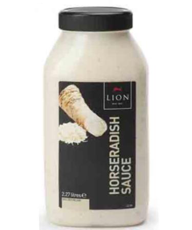 Horseradish Sauce 2.27kg This condiment sauce provides you with a rich and warming taste. Horseradish sauce adds flavour to your meals. Restaurant Quality