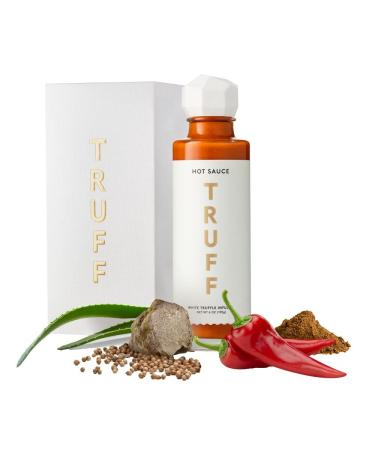 TRUFF White Truffle Hot Sauce Gourmet Hot Sauce with Ripe Chili Peppers Organic Agave Nectar White Truffle Oil and Coriander a Limited Flavor Experience in a Bottle 6 oz.