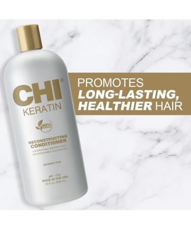 Buy Chi Keratin Reconstructing Conditioner 946 ml - Best for Hair Repair & Hydration | International Shipping Available - Buy Online on SooperMarket.com