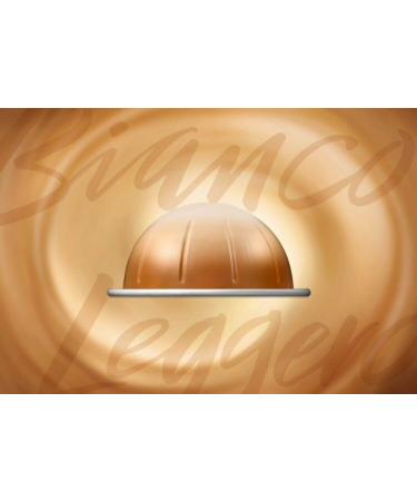 VERTUOLINE Barista Creations : 30 X Bianco LEGGERO Coffee Capsules Caramel 30 Count (Pack of 1)