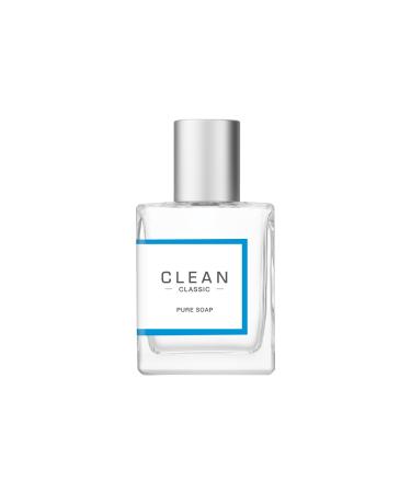 CLEAN CLASSIC Eau de Parfum Light Casual Perfume Layerable Spray Fragrance Formulated with Vegan Phthalate-Free & Paraben-Free Ingredients 1 Fl Oz (Pack of 1) Pure Soap