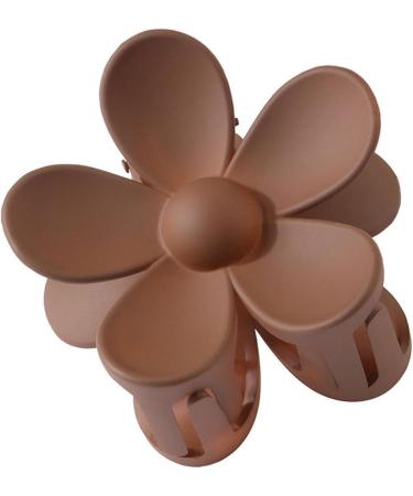 Claw Hair Clips | Rectangle Flower Shape Hair Clips Set of 8 Claw Hair Accessories Comfortable Anti-Slip Stable Hair Hold for Thin Thick Curly Hair - Buy Online on SooperMarket.com