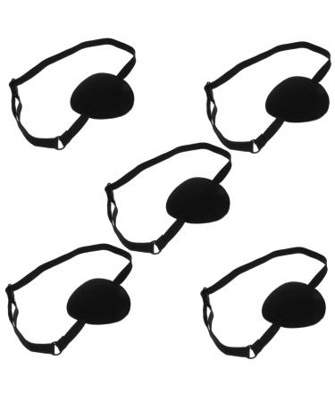 HAPINARY 10pcs Eye Patch Eye Cosplay Patch Eye Mask Adjustable Single Eye Covers Eyepatch for Lazy Eye