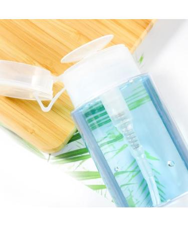 4 Pack Lockable 100ml Clear Pump Dispenser Bottles - Ideal for Travel Toner & Lotion - Perfect Cosmetic Organizer - Buy Online on SooperMarket.com