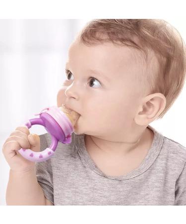 Mesh Baby Pacifier Feeder - BPA-Free Silicone - Pink - Buy Online on SooperMarket.com
