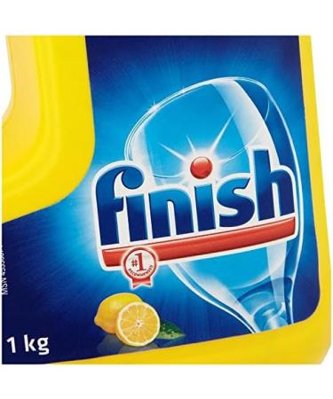 Finish Dishwasher Powder Classic Lemon 1 kg - Powerful Cleaning Formula - Buy Online on SooperMarket.com