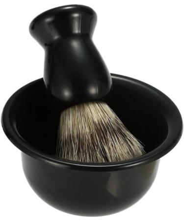Buy Cabilock 2pcs Shaving Brush Holder & Stand Set - Black Shaving Brush & Razor Stand for Perfect Grooming - International Shipping Available - Buy Online on SooperMarket.com