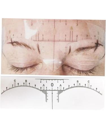 Angoily 100pcs Disposable Eyebrow Ruler Eyebrow Shaping Stencils Eyebrow Shaper Ruler Mini Caliper - Buy Online on SooperMarket.com