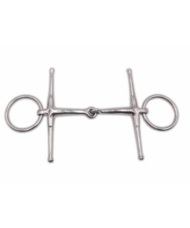 AMKA Gag Bit Fulmer Bit simply jointed solid stainless steel thickness 15 mm rings 55 mm