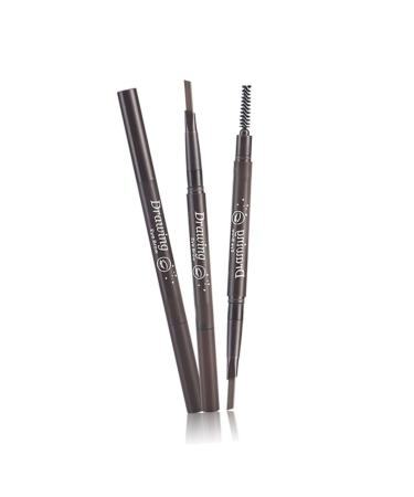 Angoily 2 1 Eyebrow Pen Waterproof Eyebrow Pen Eyebrow Pencils Eyebrow Brush Makeup Tools Automatic