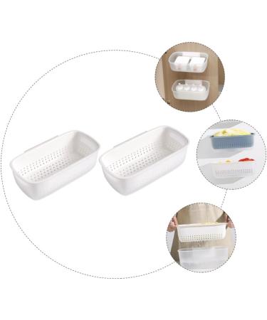 Zerodeko 2pcs Double Layer Drainer Basket Filter Basket Color Contrast - Buy Online on SooperMarket.com