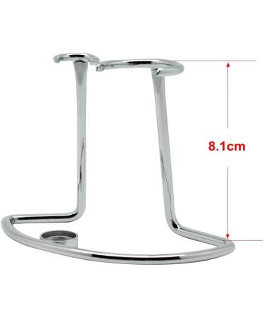 Premium Stainless Steel Shaving Brush Stand & Razor Holder | Durable Shaving Bowl for Precision Grooming - Buy Online on SooperMarket.com
