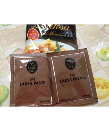 Prima Taste Singapore Laksa La Mian Instant Noodles Ramen 185g (Pack of 12) HALAL - Buy Online on SooperMarket.com