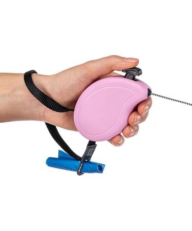 Ferplast Flippy One Extendable Dog Leash for Small Dogs up to 8 kg - 3m Roller Leash in Purple & Pink | International Shipping - Buy Online on SooperMarket.com