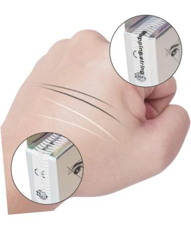 Baluue 2pcs Eyebrow Positioning Line Makeup Supplies Eyebrow Ruler Eyebrow Tools Digital Ruler Nylon - Buy Online on SooperMarket.com