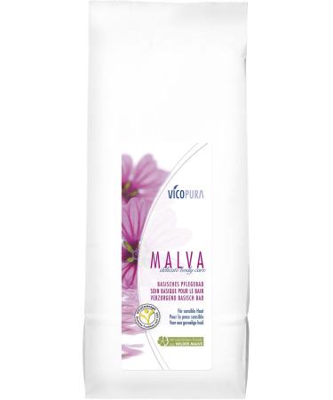Vicopura Basebad Malva Sensitive care bath for dry scaly irritated skin with mallow extract without fragrances 1.200g Refill
