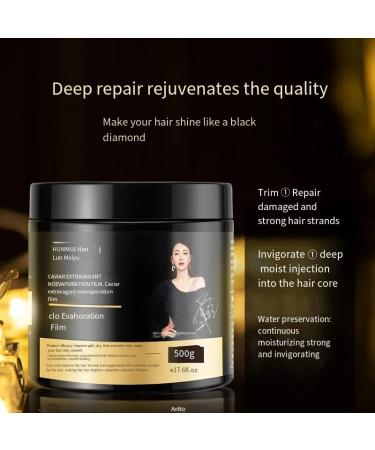 Caviar Hair Mask 500g - Repair Dry & Frizzy Hair, Anti Hair Loss & Deep Moisturizing Treatment - Buy Online on SooperMarket.com