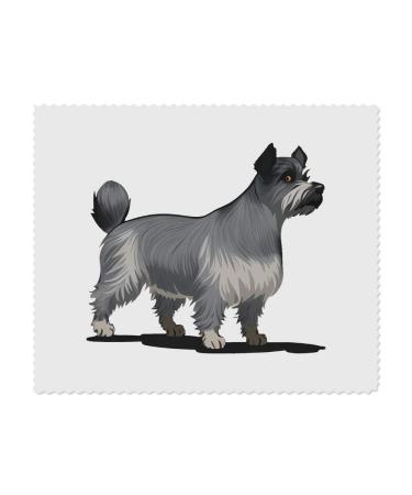 2 x Microfiber Cleaning Cloths "Miniature Schnauzer" (LC00024934)