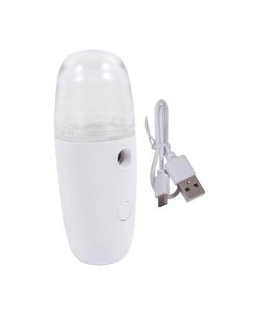 Healeved 1 Set Spray Hydrating Apparatus Portable Spray Mist Pore Handheld Plastic White