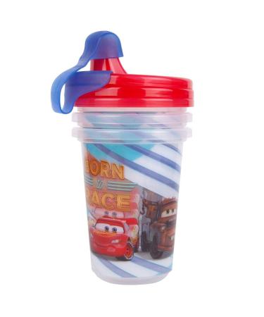 The First Years Plastic Disney Take & Toss Sippy 10 Ounce 3 Pack Cars