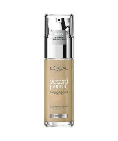 L'Oreal Paris Perfect Match/Accord Parfait Liquid Super-Blendable Foundation SPF 16 30ML with Light Shimmer Honey/Miel 6.N