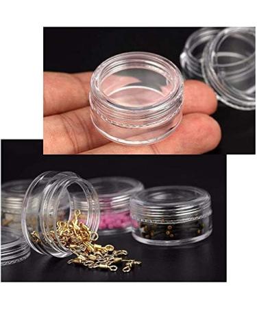 Proleo 100pcs 5G Sample Containers - Ideal for Cosmetics Lip Balm Ointments & Jewelry - Secure Screw Cap - White - Buy Online on SooperMarket.com