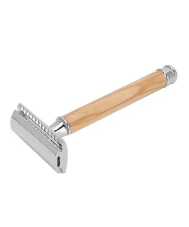 Men's Double-Sided Blade Head Shaver - Portable Silver Razor for Face & Body Care | International Shipping Available - Buy Online on SooperMarket.com