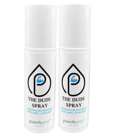 THE DUDE SPRAY (4oz 2pk) Instantly remove the nasty odor from armpit or groin areas or anywhere on the Body. Promotes natural healing for shaved areas. Safe for All Dudes and Even the little