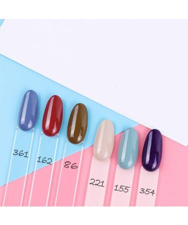 200 x Natural Clear False Nail Art Tips Display Swatch Sticks for Practice and Polish Swatching - Buy Online on SooperMarket.com