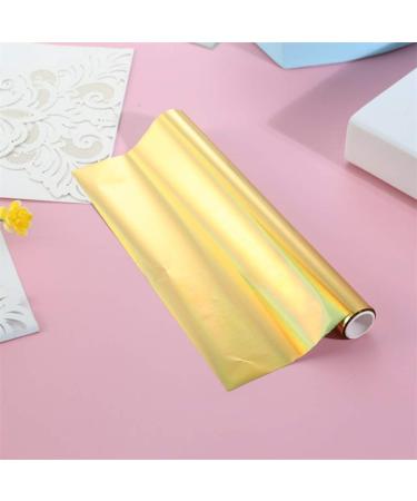 Glimmer Hot Foil Metallic Variety Pack - 5 Rolls, 19cm x 5 Meters Each - Gold & Multi Colors - Ideal for Laser Printers & Laminators - Toner Reactive Foil for Scrapbooking & Paper Crafts - Buy Online on SooperMarket.com