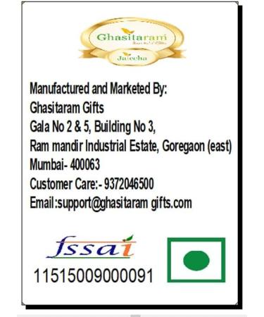Ghasitaram Gifts Jaiccha Rakhi Gifts for Brothers - Assorted laddoos Box 6 Pcs with Pearl Beads Rakhi - Buy Online on SooperMarket.com