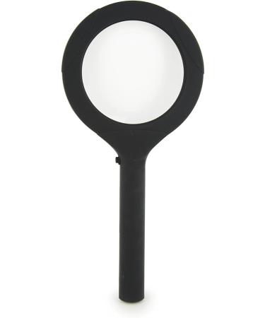 BIOS Living COB LED Magnifying Glass 3X Magnification Bright Uniform Consistent Illumination Perfect for Reading Fine Print Easy On/Off Non-Slip Rubber Handle Lens Size: 3.25 /8.3 cm - Buy Online on SooperMarket.com
