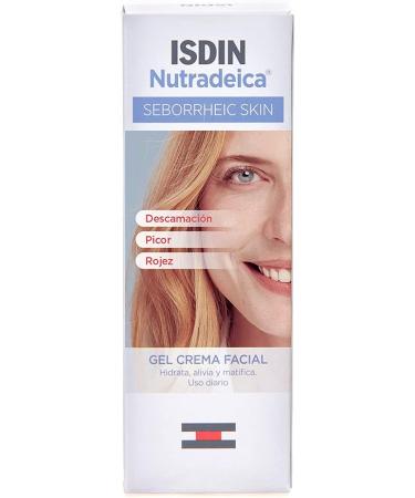 ISDIN Nutradeica Facial Gel Cream 50ml for Seborrheic Skin | Hydrating, Soothing, and Mattifying Formula - Buy Online on SooperMarket.com