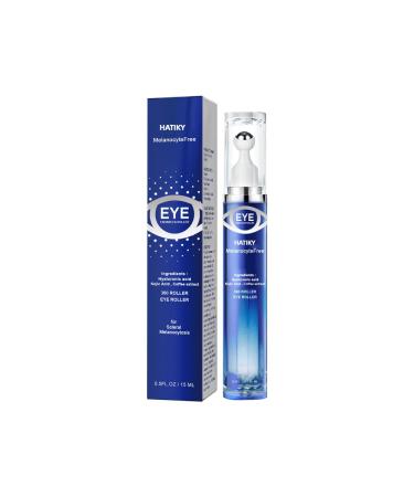Caffeine Eye Cream with 360 Eye roller for Puffy Eyes -Under Eye Cream for Dark Circles and Puffiness - 5% Caffeine Eye Serum Reduce Wrinkles Fine Lines and Under Eye Bags type A