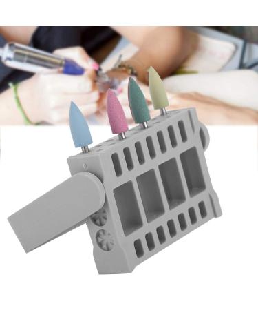 Easy to Use Dust & Moisture-Resistant Drill Storage Case | Safe Non-Toxic Container for Home Salon | Gray - Buy Online on SooperMarket.com