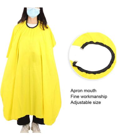 Hairdressing Cape Professional Hairdressing Apron Hair Cutting Dyeing Hairdresser Adjustable Dress Cape Hairdressing Apron Yellow for Barbers and Hairdressers 130 x 120cm - Buy Online on SooperMarket.com