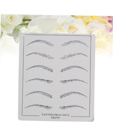 NOLITOY 6 Pcs Eyebrow Practice Skin Eyebrow Microblading Skin Eye Brow Practice Skin - Buy Online on SooperMarket.com