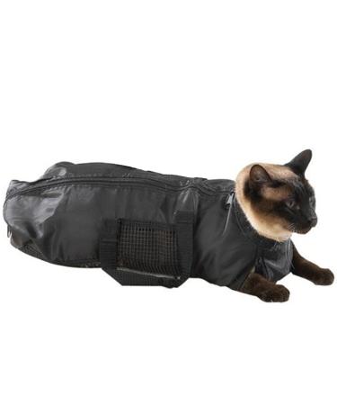 Yuehua mech cat care bag pet pocket bag bag nail clipping cleaning trim pockets anti-bleeding scratch-resinent mesh pocket for cutting nails bathing trip