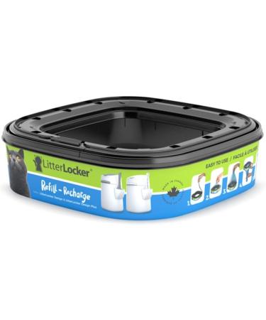 LitterLocker Cat Litter Disposal System + LitterLocker Design and Design Plus Refill Locker (Blue) Litter Disposal System + Refill Locker Blue - Buy Online on SooperMarket.com
