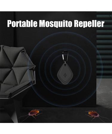 Beenle-Icey UK Ultra-Sonic Mosquito Repellent Portable Electronic Ultra-Sonic Pest Repellent with Hook Rechargeable Outdoor Mosquito Repellent for the Prevention of Fleas and lice of Dogs Cats Pets 777 (black) - Buy Online on SooperMarket.com