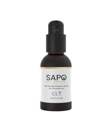 Vitamin C Serum - Exfoliating Nourishing & Skin Brightening - Made with Hyaluronic Acid Chamomile Carrageenan Orange Extract & Citrus Oil - 1 Fl Oz