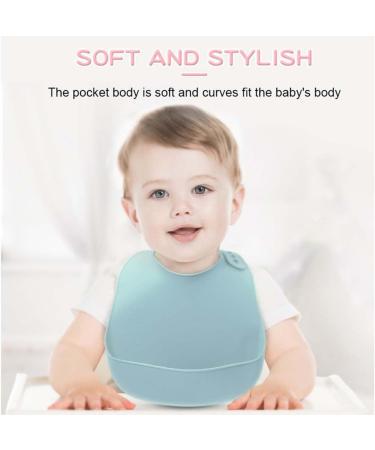 Airfish 2-Set Silicone Bibs for Babies & Toddlers | Easy Feeding Baby Feeder Bibs | Durable & Waterproof - Buy Online on SooperMarket.com