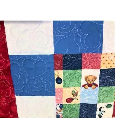 Full Line Stencil Splash of Love - Nylon Mesh Continuous Line Template for Quilting - Free Motion & Long-Arm Machine Quilting - 60037 - Buy Online on SooperMarket.com