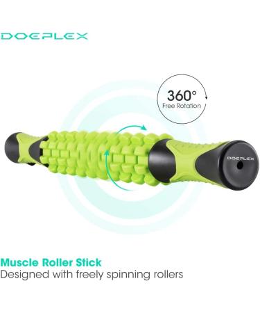 Doeplex Muscle Roller Massage Stick for Athletes -17.5 inch - Buy Online on SooperMarket.com
