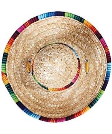 CheeseandU 2Pack Handcrafted Pet Straw Hat with Adjustable Chin Strap  Lovely Sun Hat Funny Mexican Party Costume Party Photo Prop Dog Sombrero Hat for Dog/Puppy/Cat/Kitty Small - Buy Online on SooperMarket.com