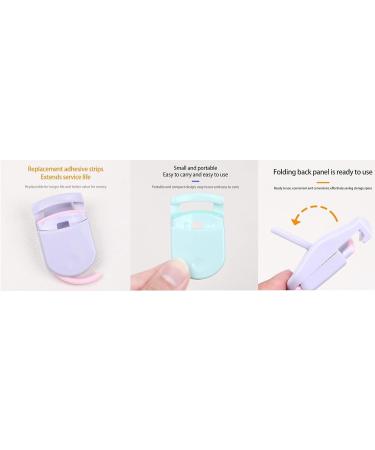 Pink Eyelash Curler with Silicone Pad - Perfect Curl in 5 Seconds | Portable Makeup Tool & Ideal Gifts for Women - Buy Online on SooperMarket.com